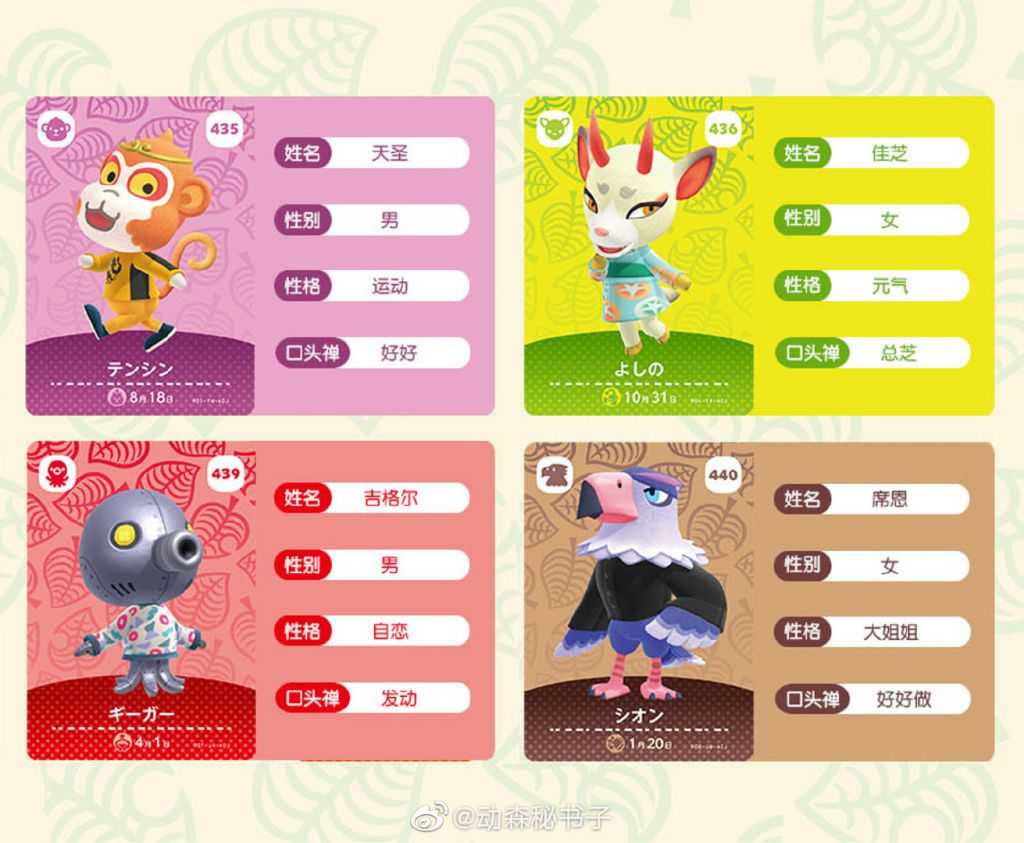 《集合啦!动物森友会》DLC新加入小动物简介