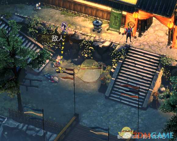 《影子战术:将军之刃》一枪不发全杀松山市方法