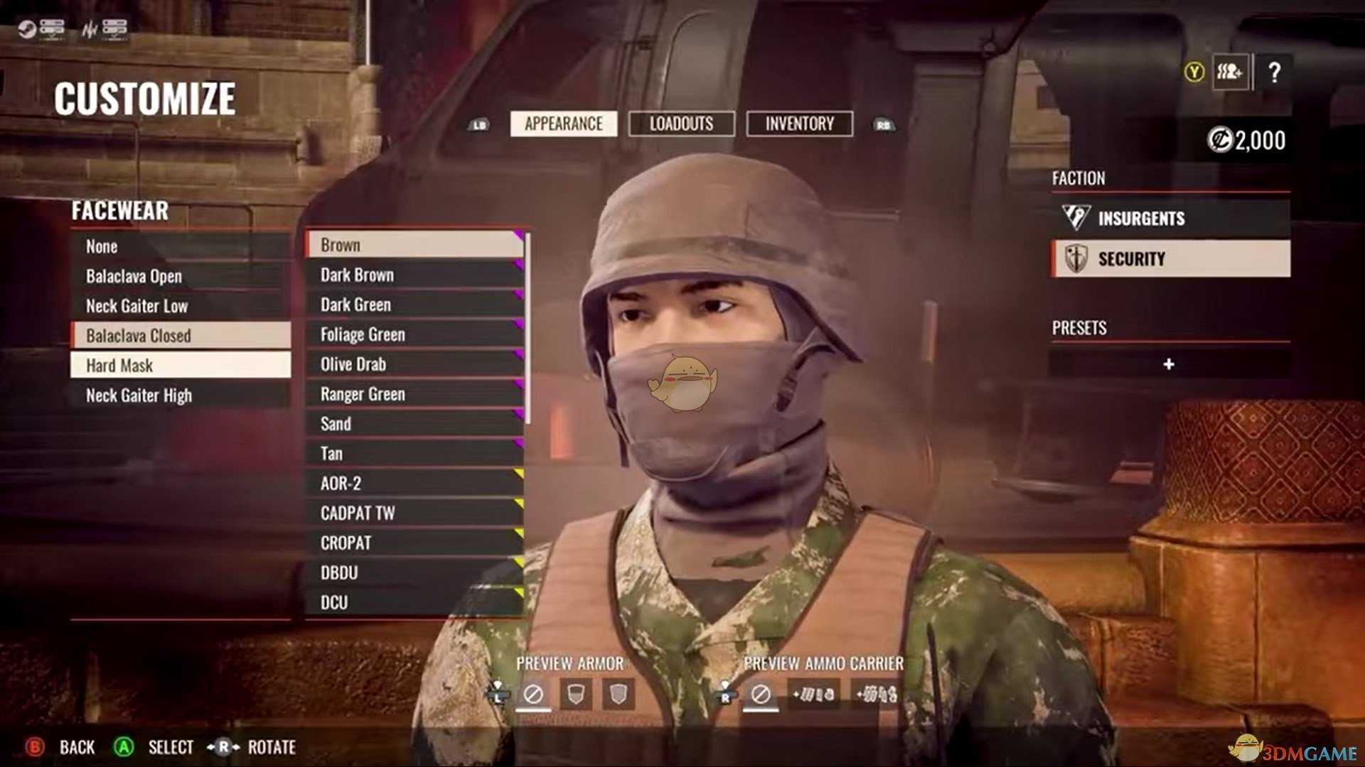 《叛变：沙漠风暴》私服指挥官更换操作分享