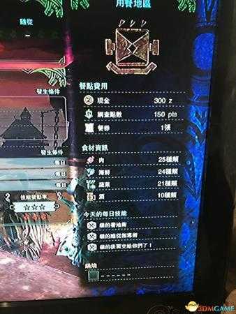 怪物猎人世界全自由任务介绍 怪物猎人食物素材一览