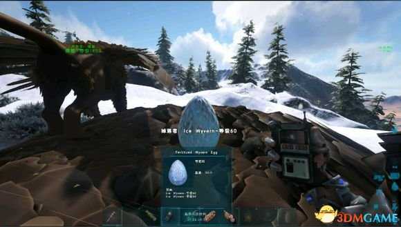 方舟生存进化仙境冰龙蛋坐标一览