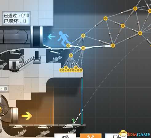 桥梁建筑师传送门无中生有支点支撑建造技巧