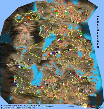 猎人荒野的呼唤个动物秒杀位置介绍