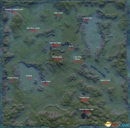 The Isle全地图和标志及各地点介绍