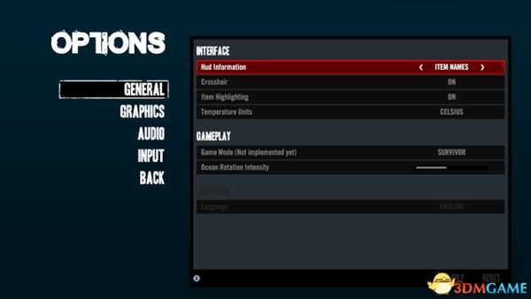 荒岛求生英文界面翻译