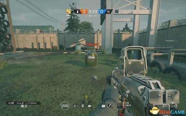 彩虹六号围攻闪盾应对方法