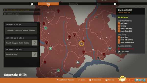 腐烂国度2地图一所有基地位置一览