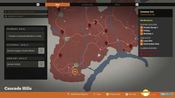 腐烂国度2地图一所有基地位置一览