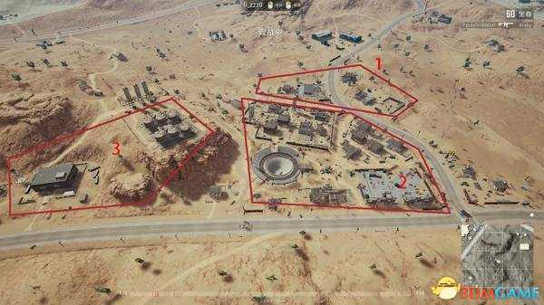 绝地求生沙漠地图M城地理位置及战术详解