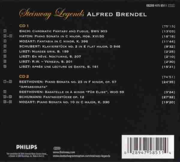 【古典音乐】布伦德尔《施坦威传奇》2CD.2006[FLAC+CUE整轨]