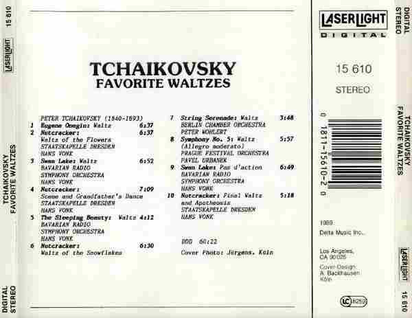 【古典音乐】《柴科夫斯基-受人喜爱的圆舞曲》1989[FLAC+CUE整轨]