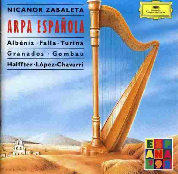 【古典音乐】尼卡诺·扎巴列塔《西班牙竖琴音乐》1994[FLAC+CUE整轨]