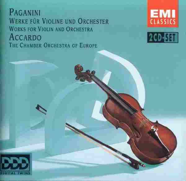【古典天碟】阿卡多《帕格尼尼-小提琴与管弦乐团作品》2CD.1992[FLAC+CUE/整轨]