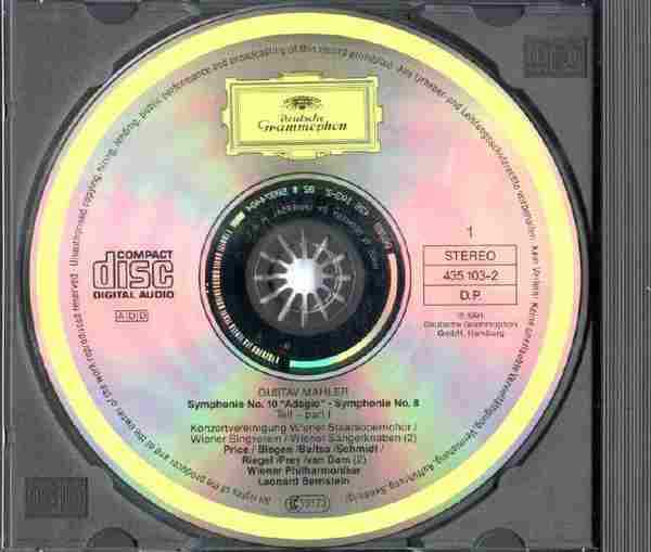 【现场录音】伯恩斯坦《马勒-第八、十交响曲》2CD.1991[FLAC+CUE/整轨]