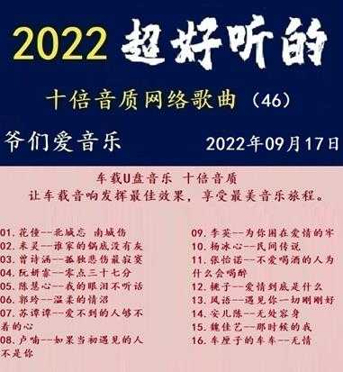 群星《2022超好听的十倍音质网络歌曲(46)》WAV分轨