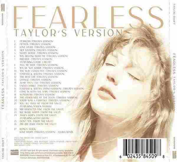 【欧美流行】TaylorSwift-2021-Fearless(TaylorsVersion)24bit(FLAC)