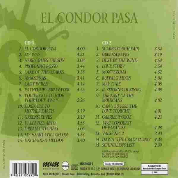 【新世纪排箫】Nazca-2009-ElCondorPasa:TheGreatestPanfluteCollection(2CD)WAV