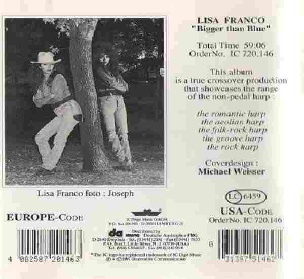 【新世纪竖琴】LisaFranco-1992-BiggerThanBlue(FLAC)