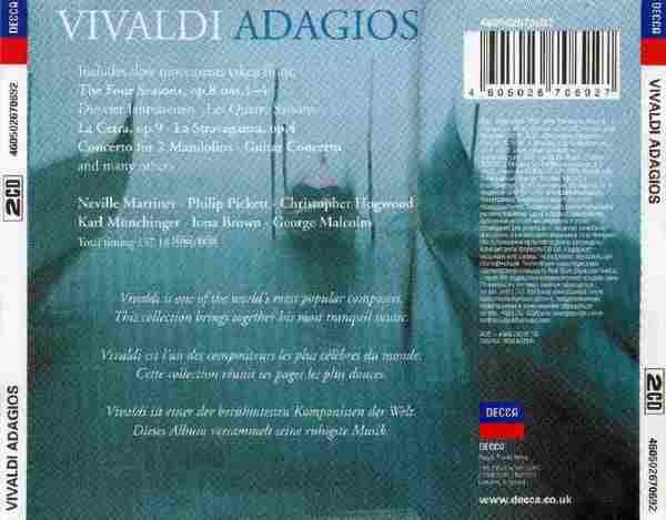【古典音乐】《维瓦尔第柔板》2CD.1999[FLAC+CUE/整轨]