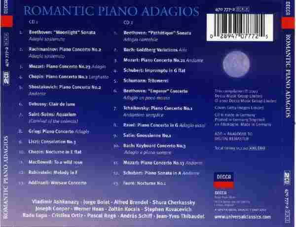 【古典音乐】《浪漫的钢琴柔板》2CD.2002[FLAC+CUE/整轨]