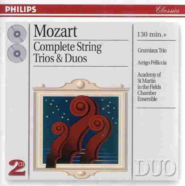 【古典音乐】格鲁米欧三重奏《莫扎特-弦乐二重奏、三重奏全集》2CD.1996[FLAC+CUE/整轨]