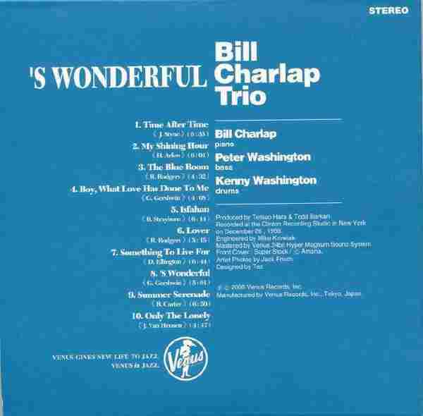 【爵士乐】比尔·查拉普三重奏《如此美好》2000[FLAC+CUE/整轨]