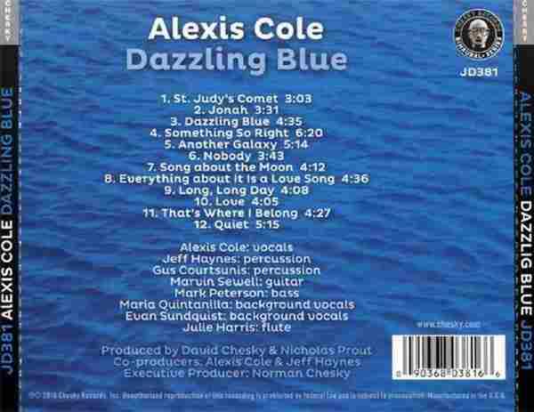 【爵士天碟】亚历克西斯·科尔《耀眼的蓝色》2016[FLAC+CUE/整轨]