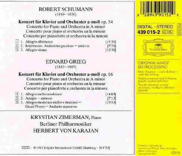 【古典音乐】齐默尔曼《舒曼、格里格-钢琴协奏曲》1982[FLAC+CUE/整轨]