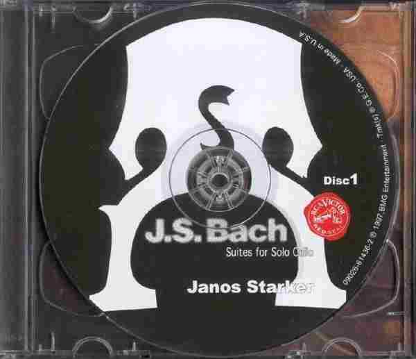 【古典音乐】斯塔克《巴赫-无伴奏大提琴组曲》2CD.1997[FLAC+CUE/整轨]