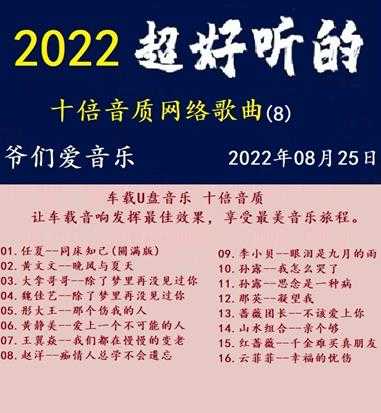 群星《2022超好听十倍音质网络歌曲(8)》MP3/WAV分轨
