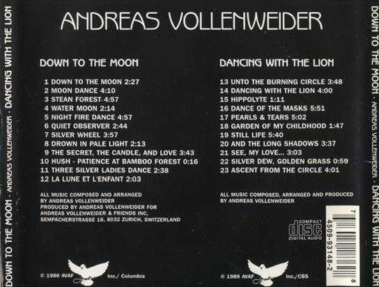 格莱美29届最佳新世纪AndreasVollenweider-DowntotheMoon月影(FLAC)