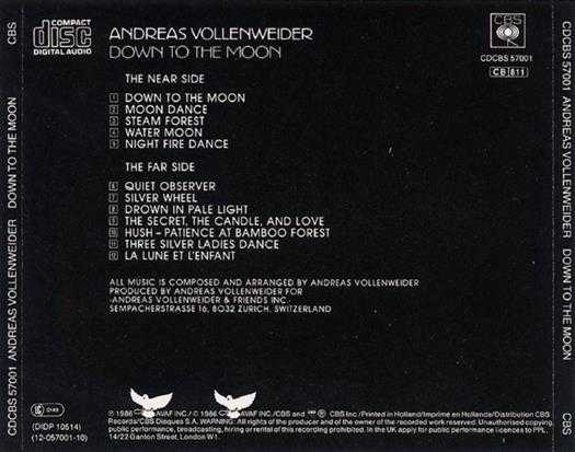 格莱美29届最佳新世纪AndreasVollenweider-DowntotheMoon月影(FLAC)