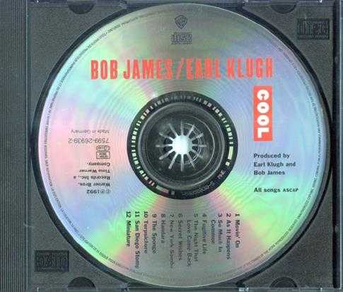 【爵士天碟】鲍勃·詹姆斯、厄尔·克鲁《酷》1992[APE+CUE/整轨]