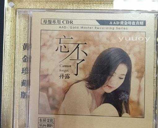 孙露-《忘不了》1:1-AAD黄金母盘珍藏版-价值1868RMB-WAV分轨