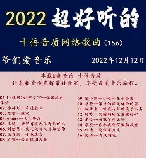 群星《2022超好听的十倍音质网络歌曲(156)》WAV分轨