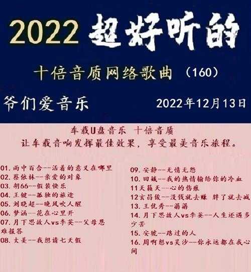 群星《2022超好听的十倍音质网络歌曲(160)》WAV分轨