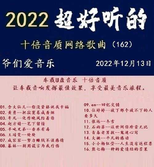 群星《2022超好听的十倍音质网络歌曲(162)》WAV分轨