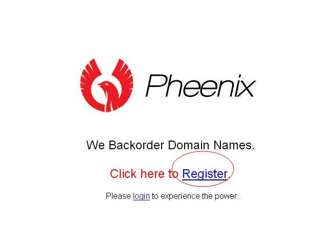pheenix账号注册图文教程