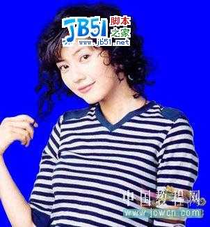 Photoshop教程:抽出滤镜抠散发