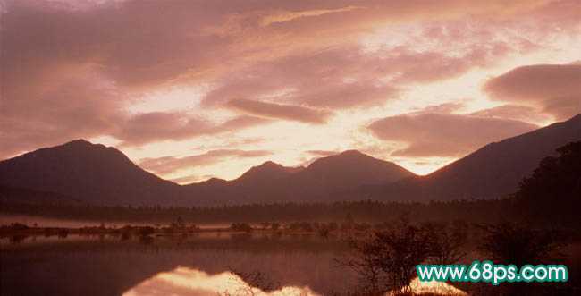 Photoshop教程:山水照片调色方法