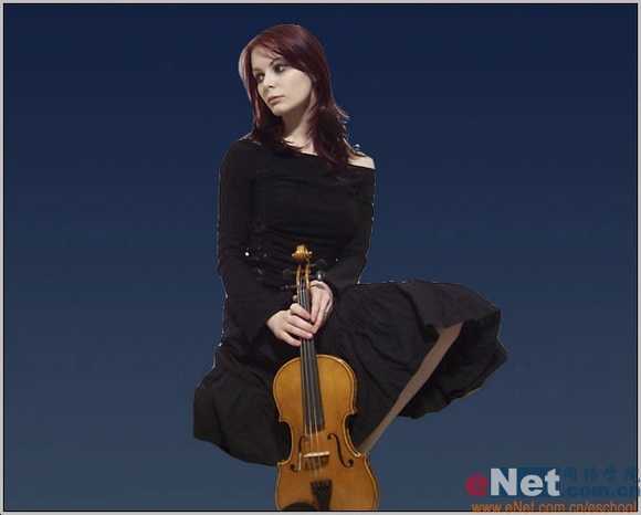 PS教程:普通MM照片变成艺术照片