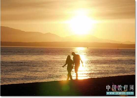 照片合成教程:PS制作爱情浪漫艺术照