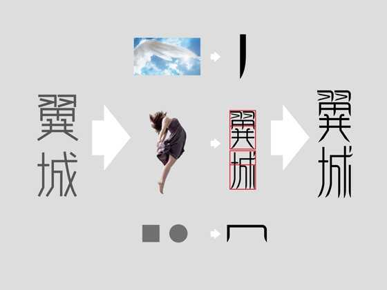 Photoshop 中文字体设计技巧
