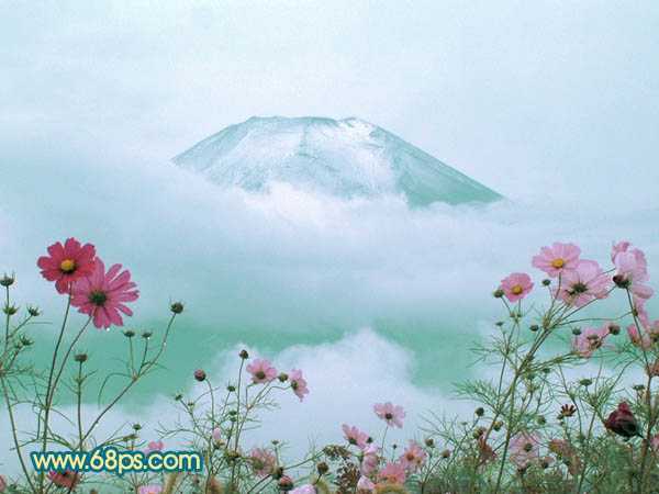 Photoshop调出风景照片柔美的粉红色