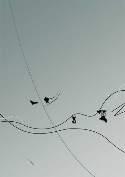 photoshop利用笔刷打造抽象的水墨人像效果