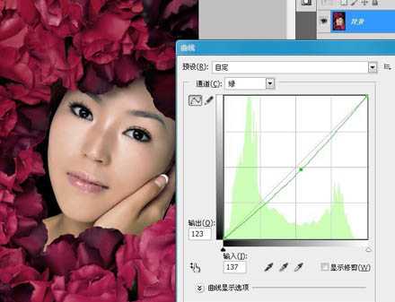 Photoshop将偏色人物图片调成古典暗红质感色