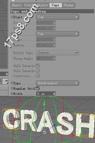 Cinema 4d和photoshop将联手打造出破碎的立体字效果教程系列(二)