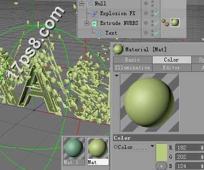 Cinema 4d和photoshop将联手打造出破碎的立体字效果教程系列(二)