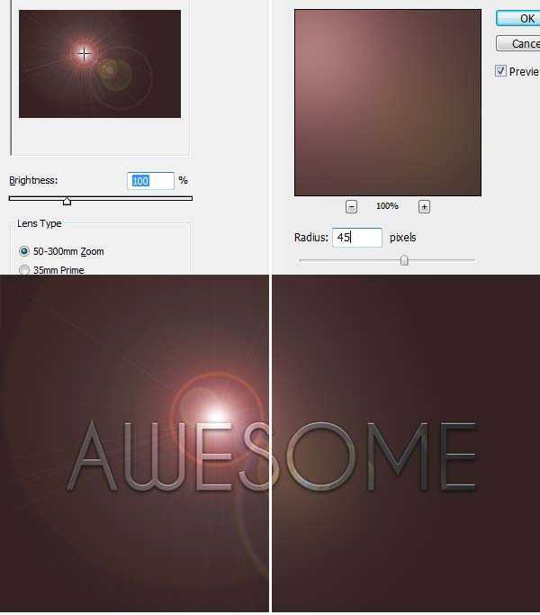 photoshop利用滤镜及样式制作出暗调金属质感立体字