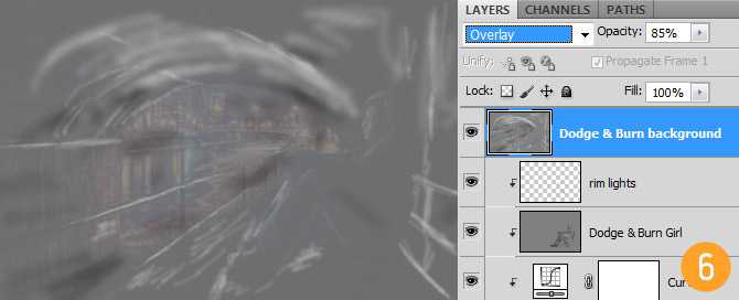 Photoshop中合成非常唯美的女孩与桥夜景图